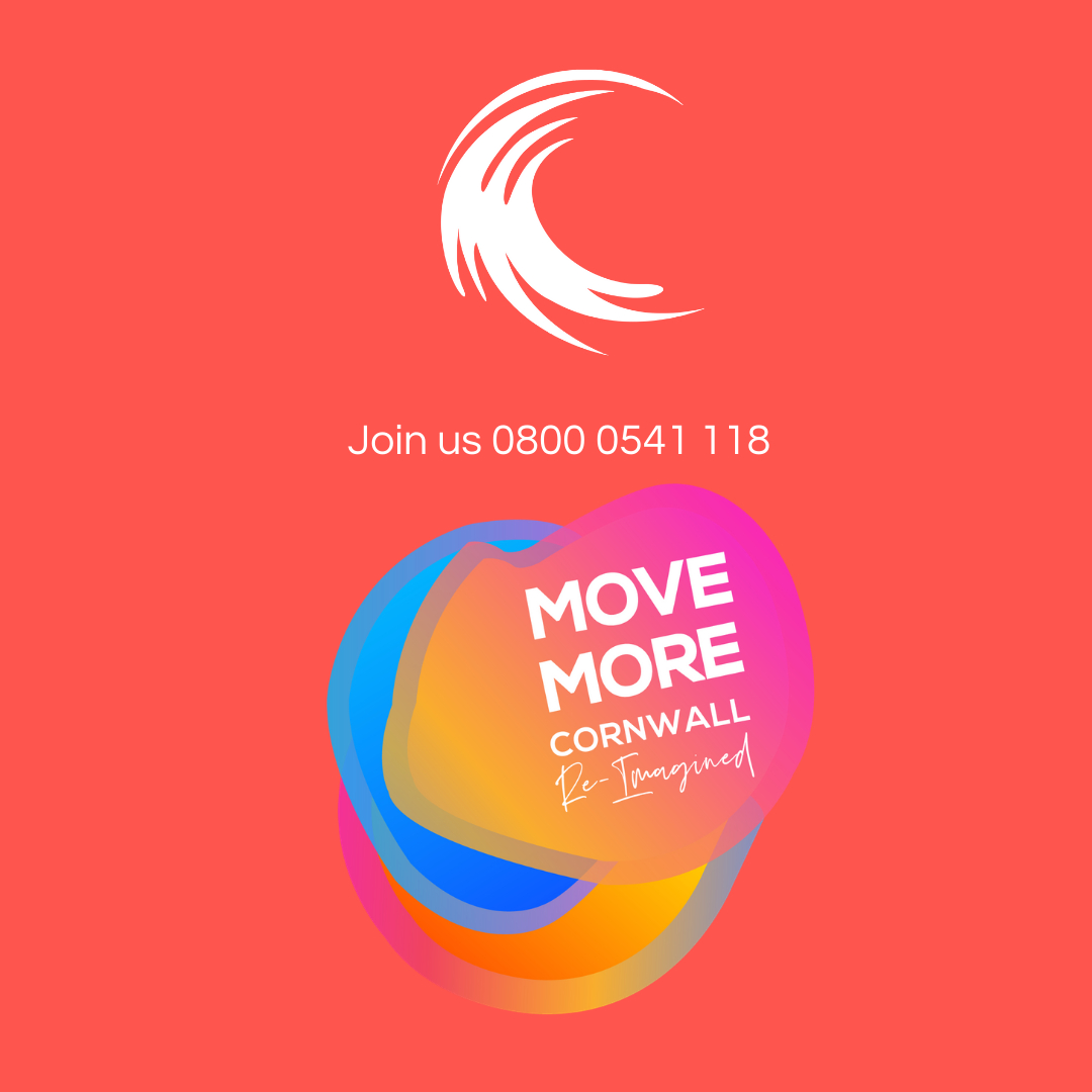 Falls prevention programme FREE to Cornish residents. If you or someone you care about is unsteady on their feet or has a fear of falling, then get in touch on 0800 054 1118 or email info@icareimove.com. 
MoveMore Reimagined is a 25 week programme with a 1 hour class on Mondays v