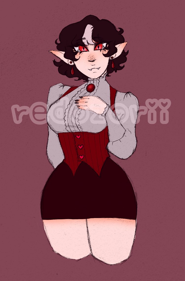 redozorii's tweet image. Commission done for someone on the Adoptable Cafe discord!
#characterart #characterdesign #customoc #art #ArtistOnTwitter #artist #artshare #Commission #commissionsopen