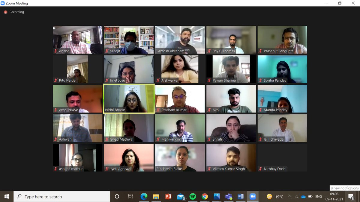 Celebrating 20 yrs of 'Transforming India Bit by Bit'. On our 20th Foundation Day, we are celebrating our legacy of empowering people using #tech4good. Today we promise ourselves to march forward together w/ even more passion.
<a href="/nidhibhasin7/">Nidhi Bhasin</a> <a href="/nasscom/">nasscom</a> <a href="/debjani_ghosh_/">debjani ghosh</a> <a href="/abramsantosh/">Santosh Abraham</a>