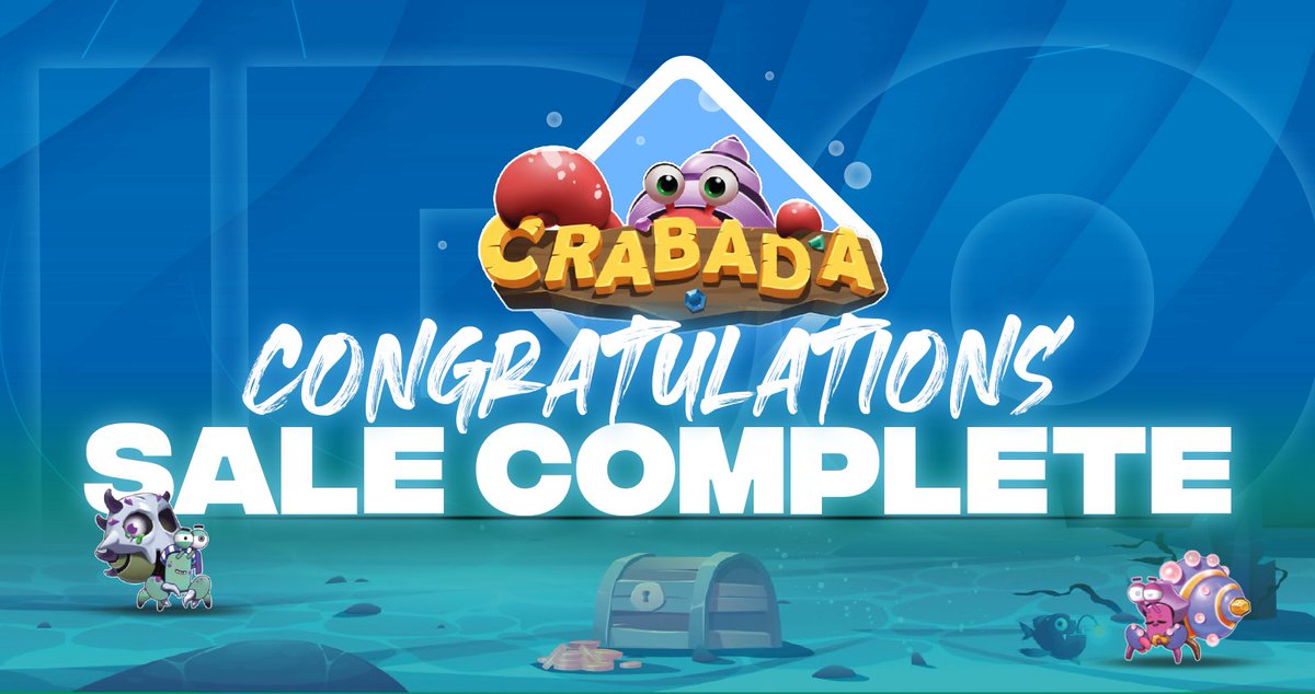 Congratulations to <a href="/PlayCrabada/">Crabada (🦀,🦀) 🔺</a> for a wildly successful IDO! 

🖥️ The airdrop portal is now live, where participants can claim:

🔺 Their AVAX used to purchase allocations.
🔺 Their share of the unsold $CRA tokens (not claimable until 11/13).

🌎 launchpad.avalaunch.app/airdrops
