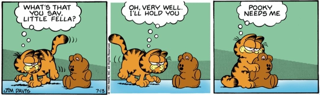 partyinpangolin's tweet photo. Apparently I'm old enough to miss when Garfield was more often like this https://t.co/nnqezQLEuX