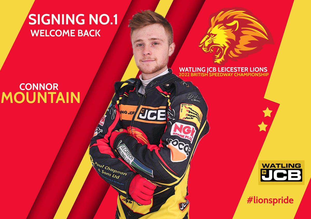 𝙒𝙚𝙡𝙘𝙤𝙢𝙚 𝙗𝙖𝙘𝙠, 𝘾𝙤𝙣𝙣𝙤𝙧 ✍🏼🟠

🤝 LEICESTER have recalled 2019 title winner Connor Mountain as their first confirmed signing for next season.

Full story ➡️ leicester-speedway.com

🦁 <a href="/CMountain57/">Connor Mountain</a> | <a href="/Watling_JCB/">Watling_JCB</a> #WelcomeConnor #britishspeedway