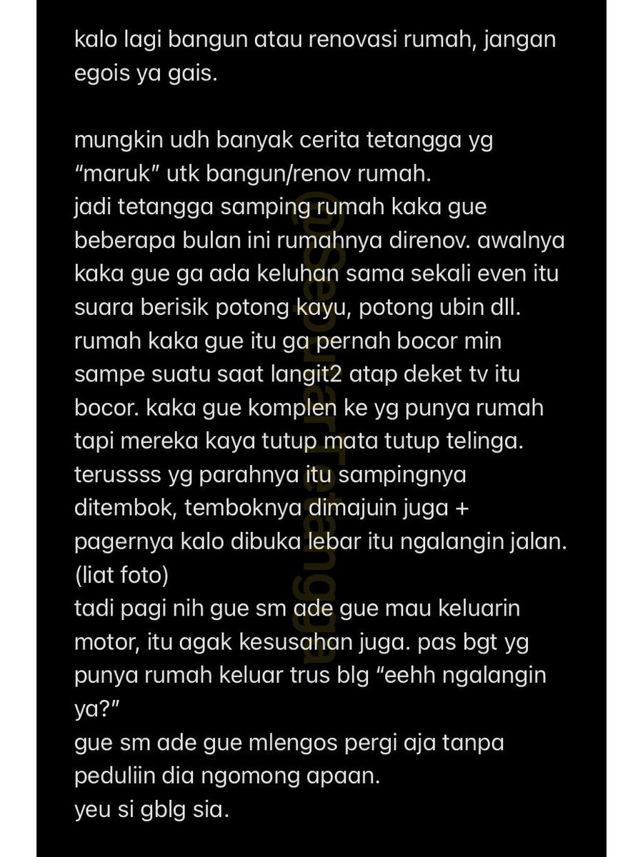 SeputarTetangga's tweet photo. Membangun tanpa peduli sekitar https://t.co/4HrVT9pOAF