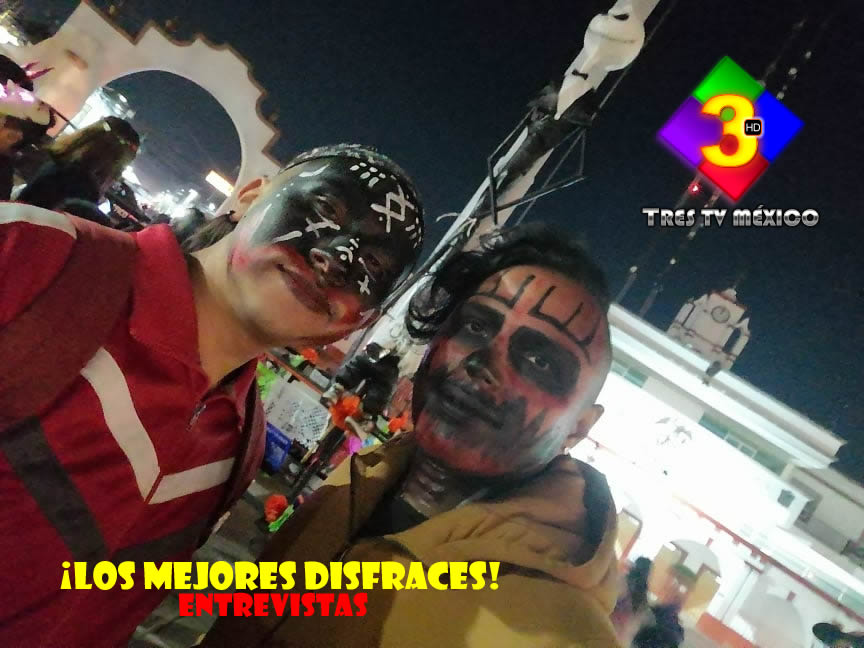 TresTvMexico's tweet photo. Dia De Muertos 2021 En #Tultitlán Centro - ¡Entrevista A Los Mejores Disfraces! https://t.co/5Lbex3zgPb ¡ESTRENO EN #YouTube! HOY 9:00 PM por #TresTvMexico con #Bob y #Alfredd. #DiaDeMuertos #EdoMex #SanAntonio https://t.co/HAY75d0Vy6