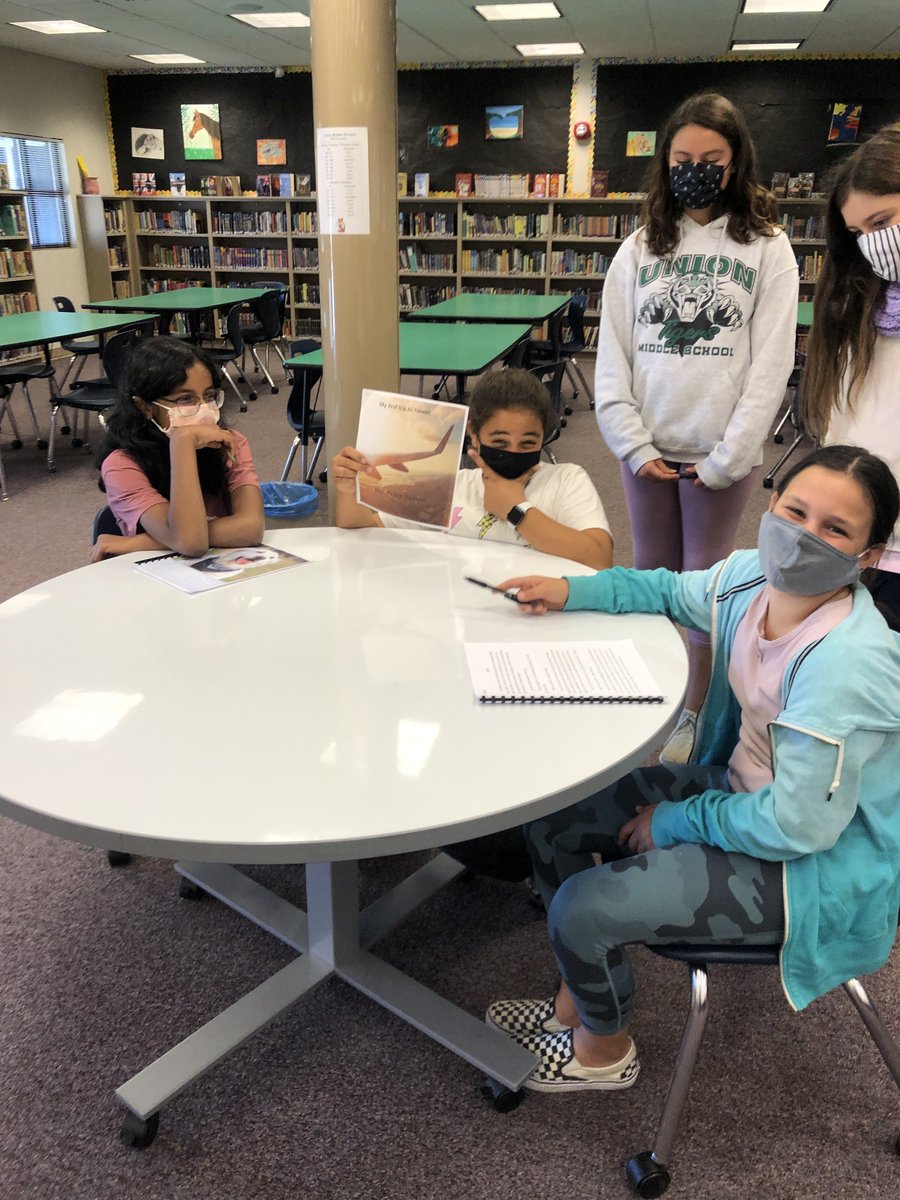 MsStarrUMS's tweet photo. I loved having the chance to celebrate the great work students did on their personal narratives today during our publishing party! #teamUMS #UMStwitterBingoV4 https://t.co/STJ3lfv9SW