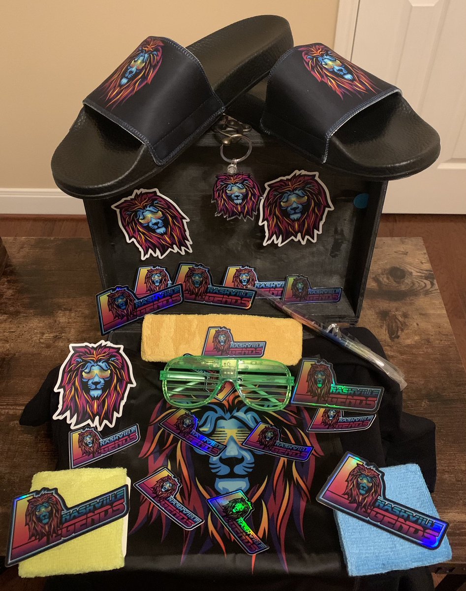 Thank you so much to <a href="/NSHlegends/">Nashville Legends</a> for providing this AMAZING box of goodies!! So excited for the season to start!! #vr #nashvillelegends