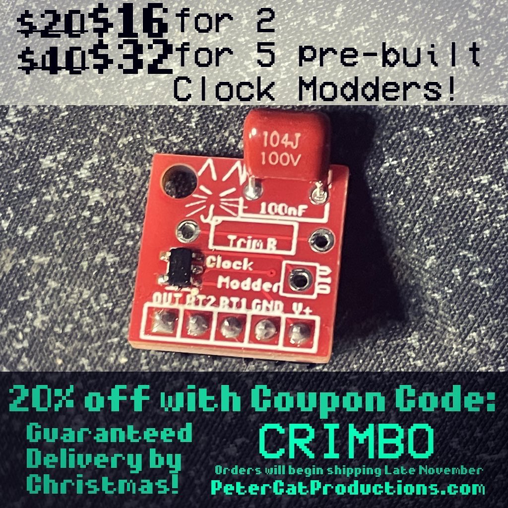 Po8aster's tweet photo. Sale through November 20!

Use code CRIMBO for 20% off everything on https://t.co/6SdjyUrFmd!

Free shipping in the U.S.; International shipping from here is super wacky right now, but I’ll do my best to make good on the guarantee for international orders as well! https://t.co/m3fnpfmoTo