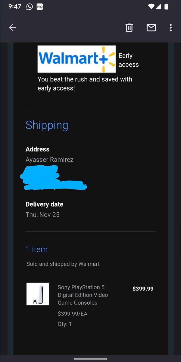 AyasserRamirez's tweet photo. @walmarthelp this is so deflating. These are so hard to get and y'all get a far as convincing someone they'll receive and then just cancelling suddenly. Why? I've been trying to get this the last couple of days and this is the farthest I got and it's still not enough! https://t.co/xtlPF3lxMk