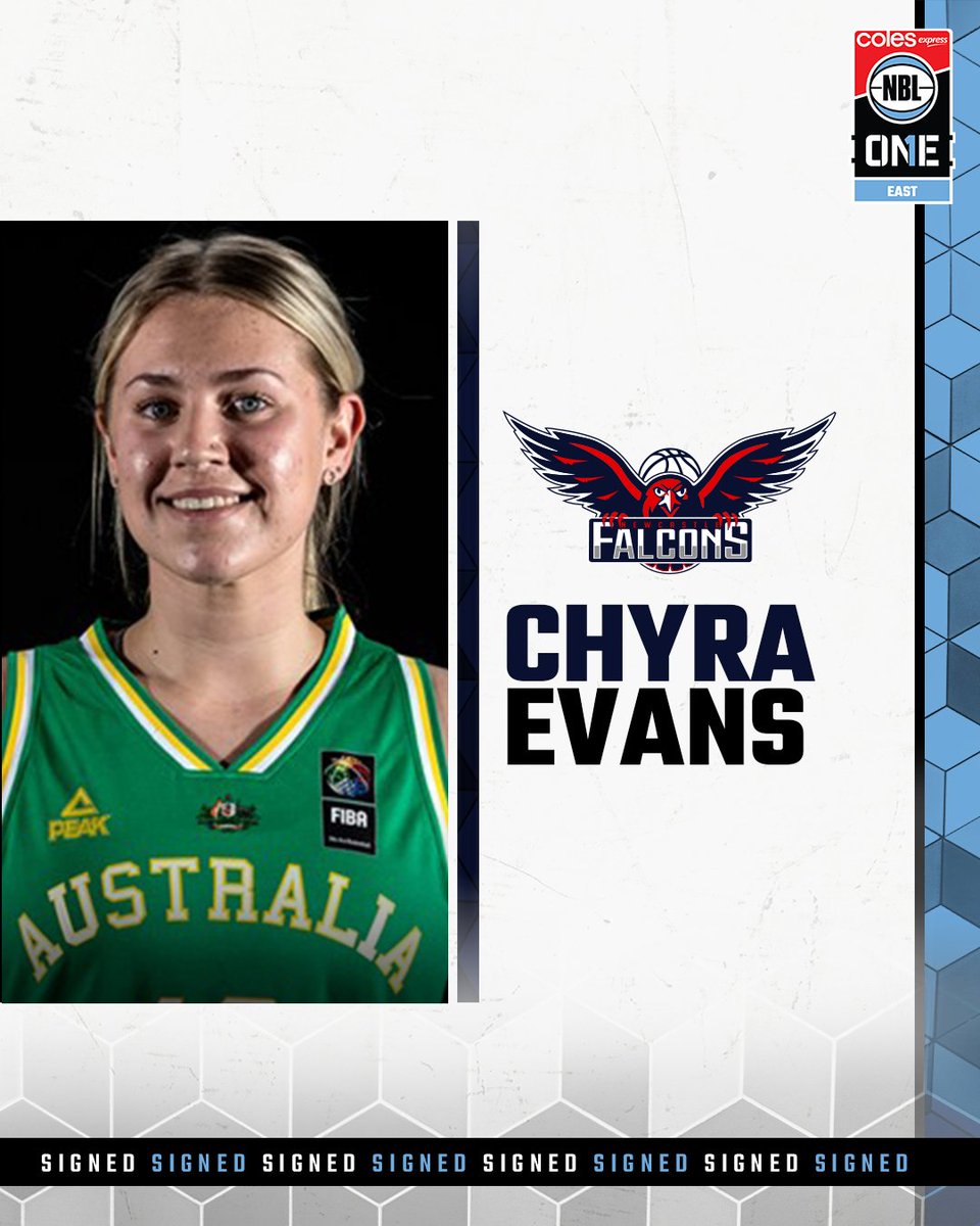 The <a href="/NewyBasketball/">Newcastle Basketball</a> Falcons have swooped on a Gem! 💎

What can <a href="/ChyraEvans/">Chyra Mullaney Evans</a> bring to #NBL1East next year? 👀  

Details ✍️: bit.ly/3qmpbka
Roster tracker 🔁: bit.ly/30cyBE3
