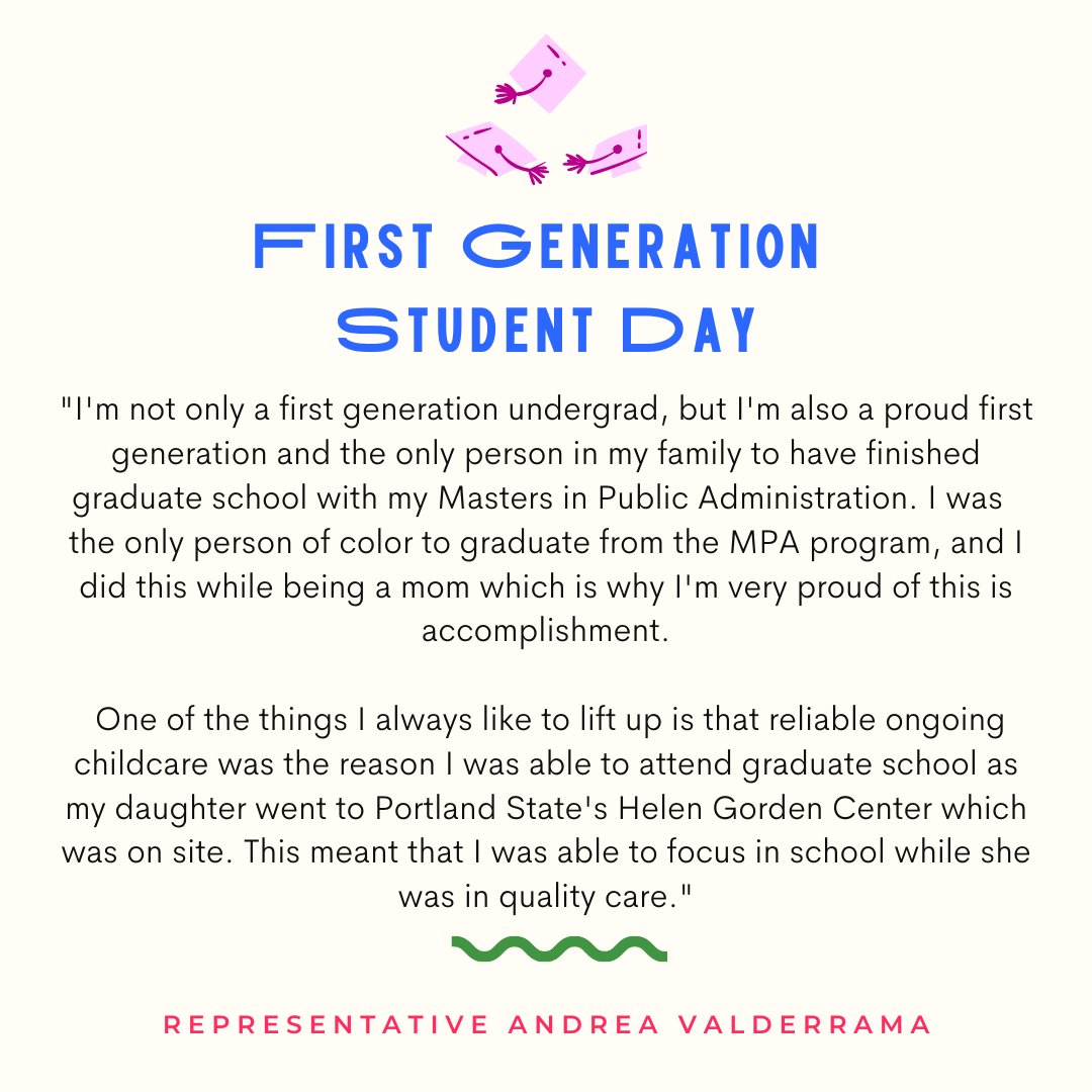 DreaValderrama's tweet image. It's #FirstGenDay where we celebrate the incredible accomplishments and achievements of first generation college students. I'm proud to be a first generation student with my undergrad and a Masters in Public Administration. Felicidades to #FirstGenStudents - sí se puede!