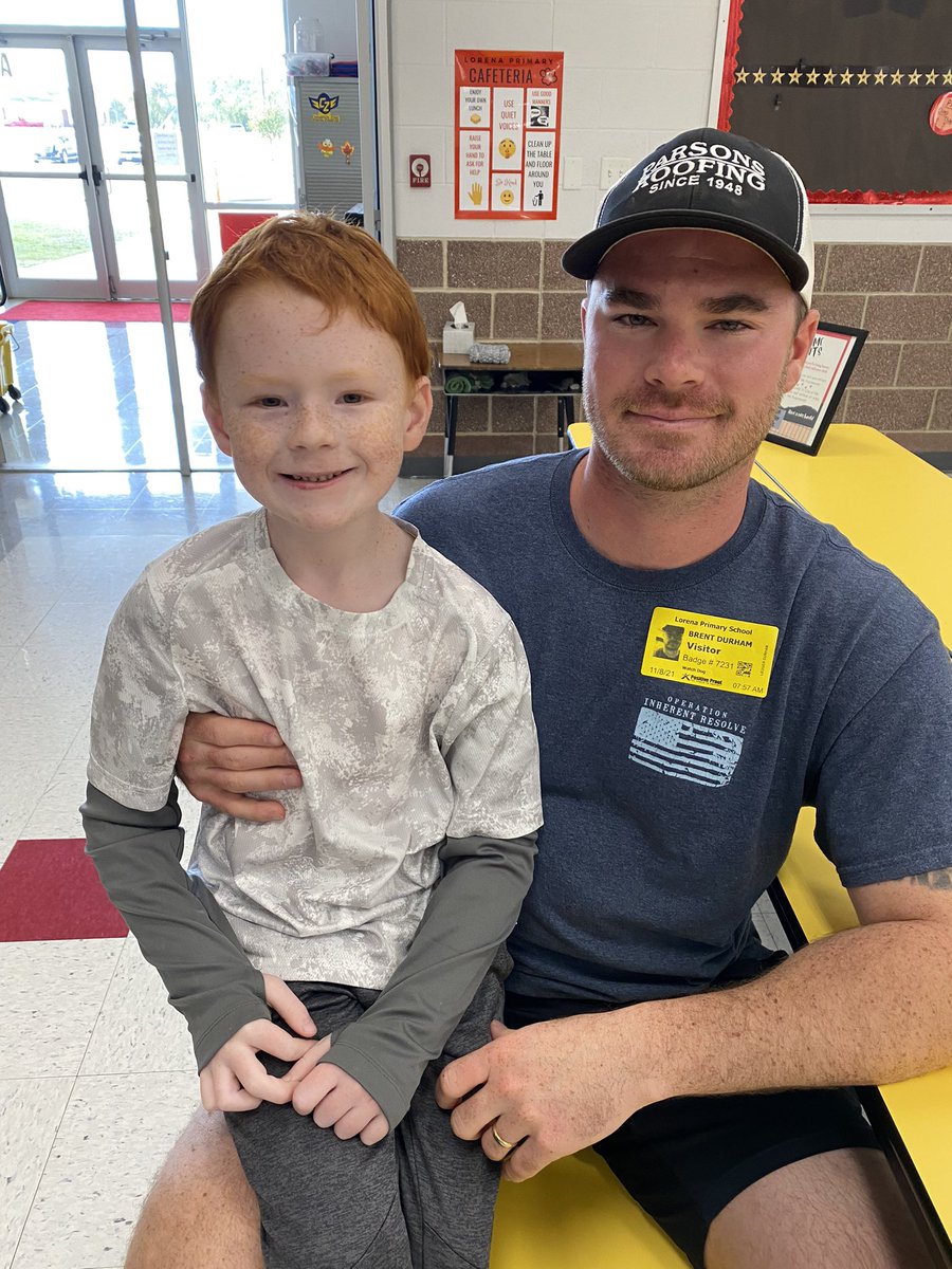 We had our first Watch Dog at school today! Thankful for dads and men in our students lives. #LISDReconnect @LorenaISD