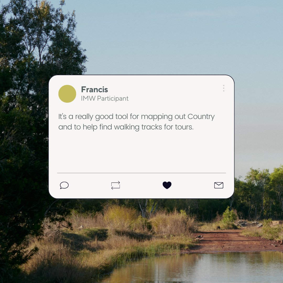 winyama_au's tweet image. Why is #IndigenousMapping important? 

We asked our #IMWauOD community for their thoughts. This is what they said 💬

Apply to access our IMW - On Demand platform to join in the learning: bit.ly/3o0ucfu

#IndigenousRangers #CaringForCountry