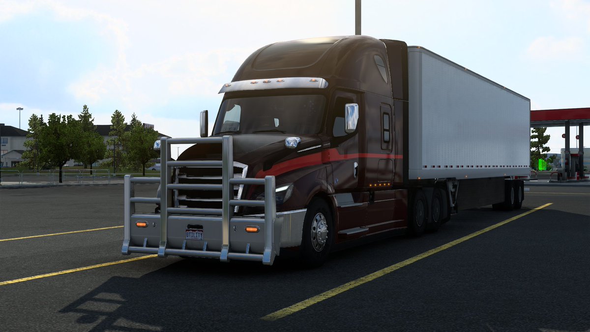 IAmSuburban's tweet photo. January of 2017: I bought my first rig, a Kenworth W900 Day Cab.
Over 4 years of game improvements and content additions later, here I am still hauling, now in a 2020 Freightliner Cascadia.
Love this game!
@SCSsoftware
@KenworthTruckCo
@freightliner
#AmericanTruckSimulator https://t.co/fUY3rHMQNs
