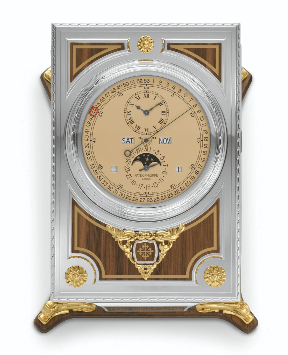 10piecesof8's tweet photo. The ‘Only Watch’ 2021 auction saw watches sell for crazy amounts! Some were way over their asking price like the Patek Philippe Complicated Desk Clock 27001M-001 which sold for $14 million.
Click the link below to see how much these watches sold for

https://t.co/hvWbnde5LO https://t.co/gtlSsh23q1