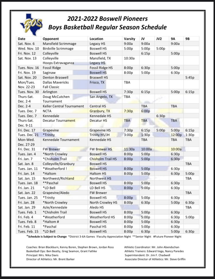 Passion
Servant Leadership
Thankfulness
ONE TEAM Toughness
<a href="/emsisdathletics/">EMS ISD Athletics</a> <a href="/NFWbball/">NFW 🏀 SUPPORT</a> <a href="/AssociationHoop/">The Hoop Association</a> <a href="/dfwvarsity/">dfw varsity</a> <a href="/hoopinsider/">Hoopinsider</a> <a href="/Tabchoops/">𝙏𝘼𝘽𝘾🏀📋</a> <a href="/THSCAcoaches/">THSCA</a> <a href="/TheTB5Reports/">TheTB5Reports</a>  <a href="/TexasHoopsGASO/">TexasHoops/GASO 🔗</a> <a href="/PrepHoopsTX/">Prep Hoops Texas</a>