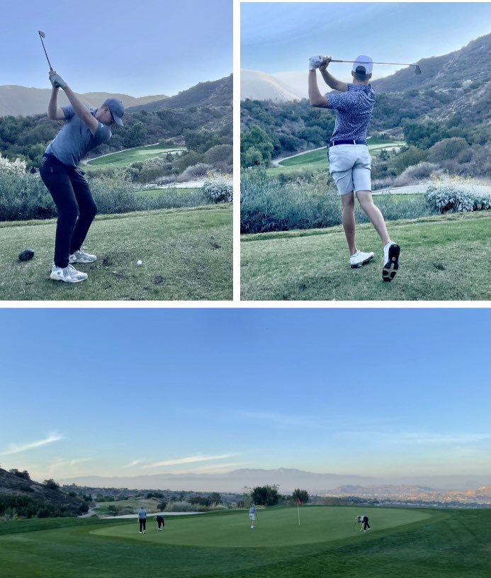 tl_coach's tweet photo. With 9 holes to play Eeli Kujanpaa -5 leads @JC4Mackie by 4 shots Final 9 Tomorrow @GolfGooseCreek 23rd #5IRONOpen #LetsGo https://t.co/hQFtUt5XQ4