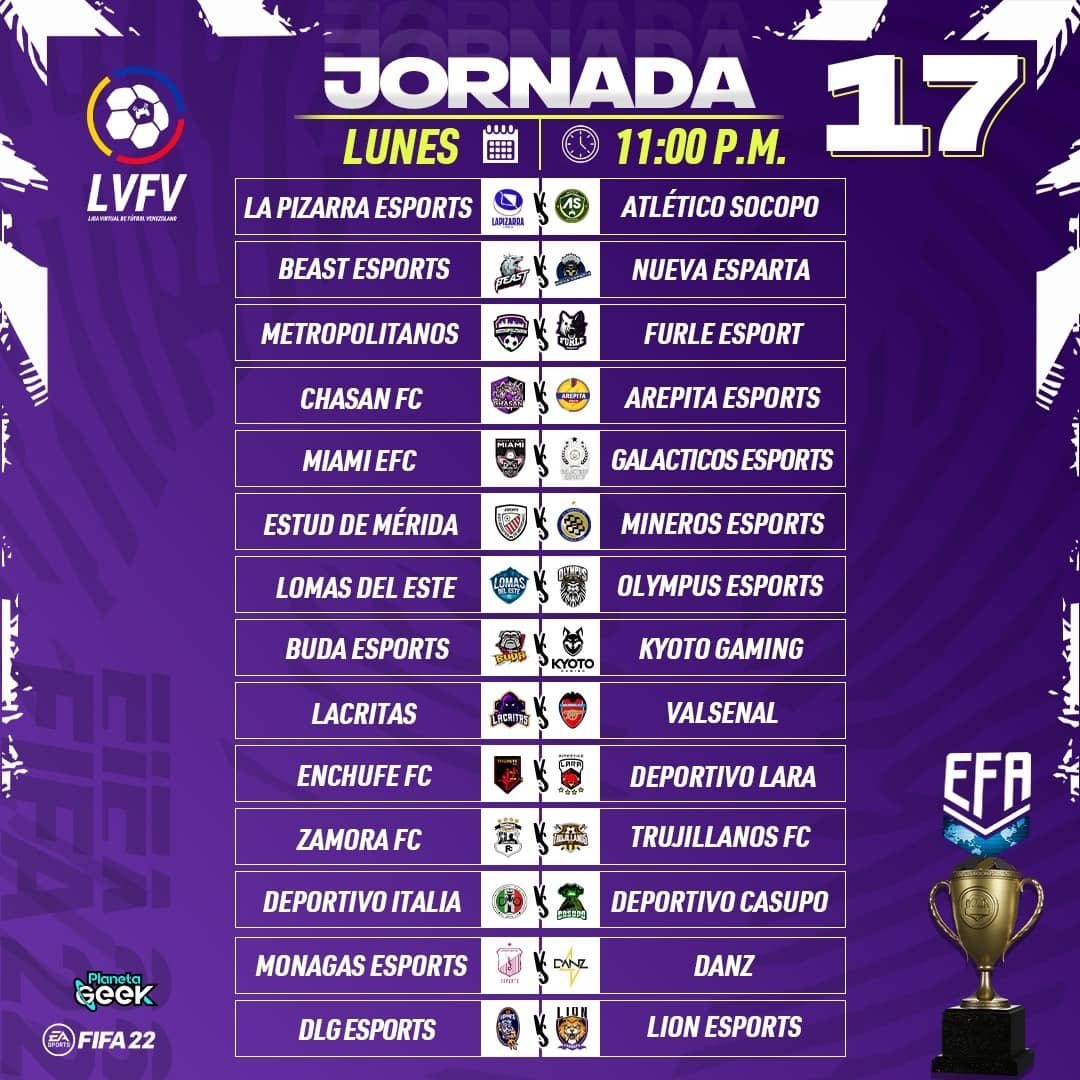 LVFVirtual's tweet photo. ¡Las jornadas de hoy comienzan ya! Síguenos en nuestro stream diario de las jornadas favoritas del día.

https://t.co/ay5Qj1rR6G https://t.co/FoK4MrHqfO
