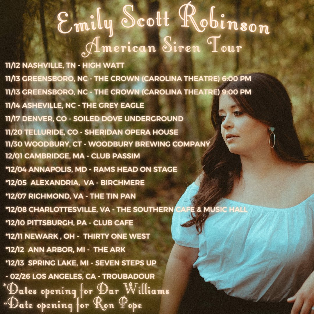 emilyscottrobin's tweet image. 💘 coming to a venue near you...