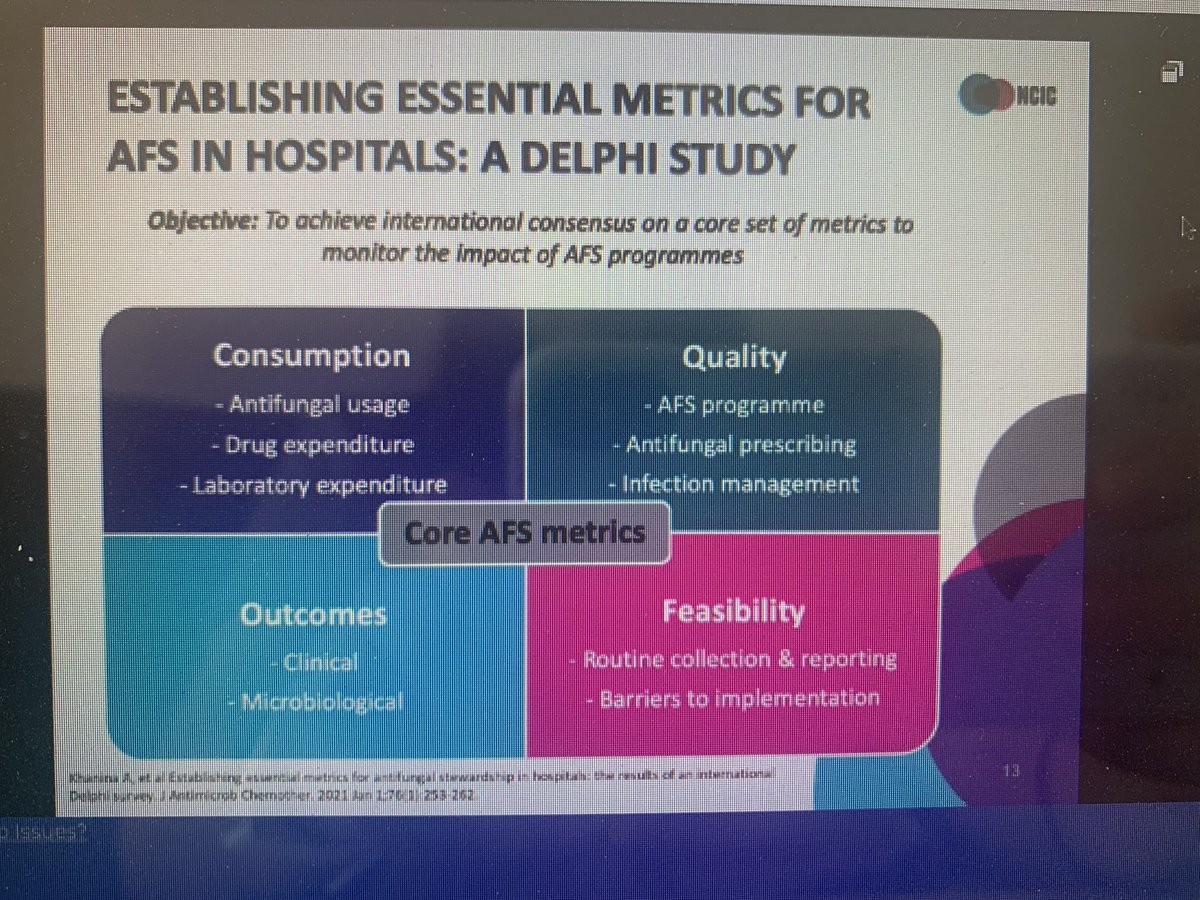 courtierano's tweet photo. Anna Khanina- pharmacist extraordinaire & @NCICancer PhD Fellow highlighting the importance of essential metrics for antifungal stewardship and the development of #antifungalNAPS to support #AFS @NCAS_Aus @ACIPC #acipc2021 https://t.co/h92fAoPb1n