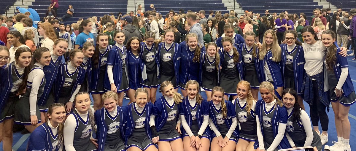 Our Cheer Team represented our school, themselves, and their families tonight with dignity and class. 1st place in Game Day Cheer Category &amp; even more proud that they celebrated with <a href="/SteeleCheer/">Steele Cheerleading</a> who took home the SWC Crown from us this year. #WeAreMidview