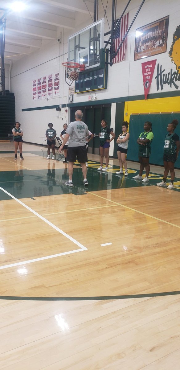 What an Honor to have Coach Pete on staff. His love for Hoover Girls Basketball runs long since 1998. Great first day of practice 💯... 
Let's Go Huskies 🏀🏀🏀