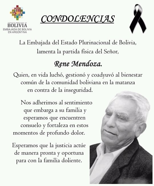 VictorC80646765's tweet photo. @fantinofantino @AmericaTV @CronicaTV @todonoticias @canal13 @todonoticias asesinaron a un dirigente social René Mendoza,  los asesinos serían  una banda de narcotraficantes del barrio Fátima de González Catan. https://t.co/BncSGCuo9T