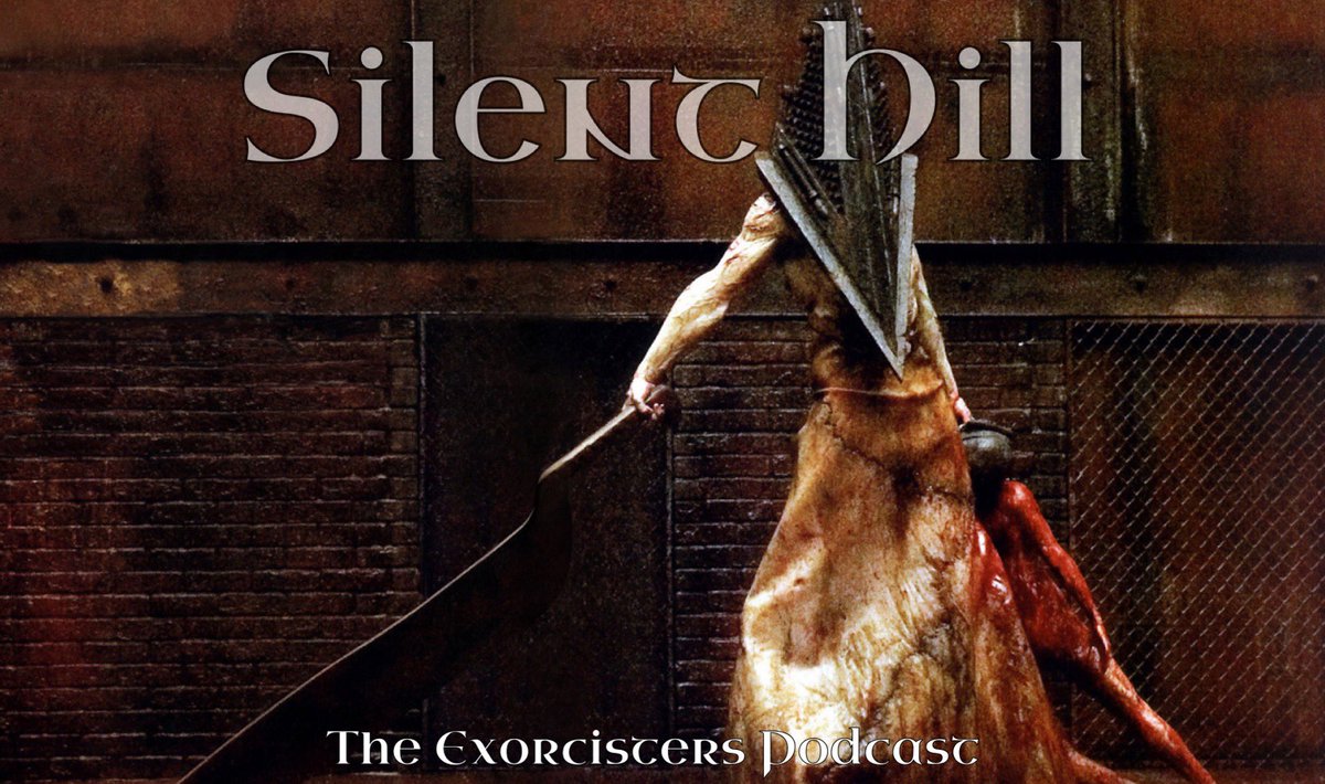 theexorcisters's tweet photo. Some Pyramid Head for you little freaks. 🥰 Today we reviewed the 2006 widely loved (and criticized) film based on the video game, Silent Hill. So sit back, relax, and let’s get creepy!  

#silenthill #pyramidhead #horror #horrormovie #horrormovies #horrorfilm #podcast https://t.co/VQ0EKHwSuO