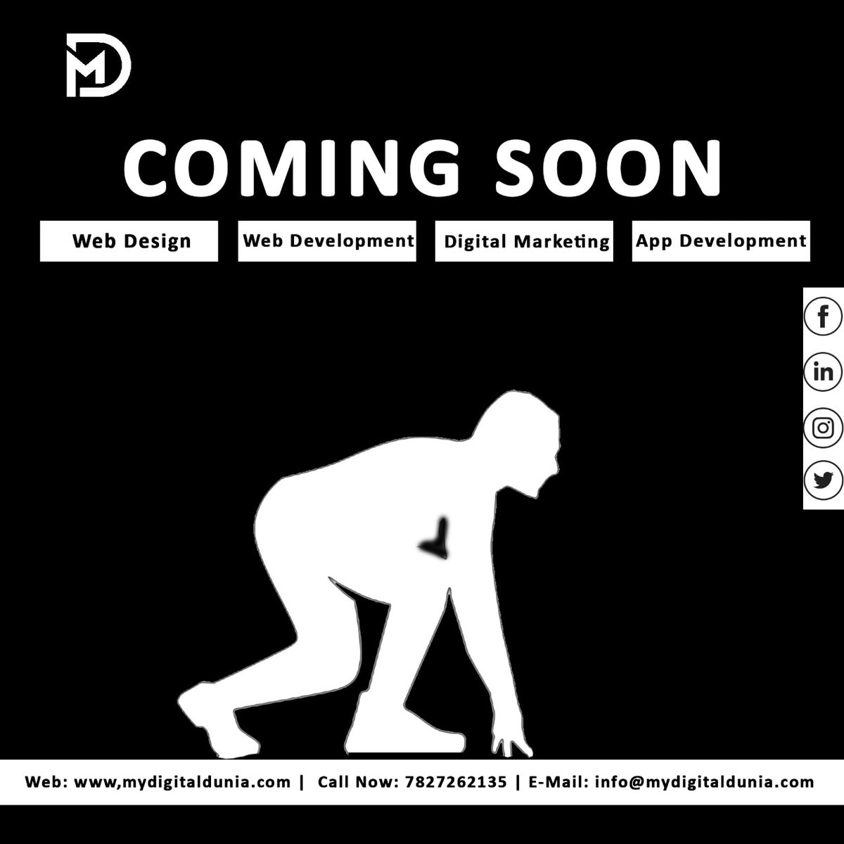 mydigialonline's tweet photo. An amazing company coming up with great service like:

👉Web Design
👉Web Development
👉App Development
👉Digital Marketing

Visit Us: https://t.co/dL4xIvGzvE
Call Us: +91 7827262135

#Launchday #DigitalDunia #mdd https://t.co/EtuSxfvyKw