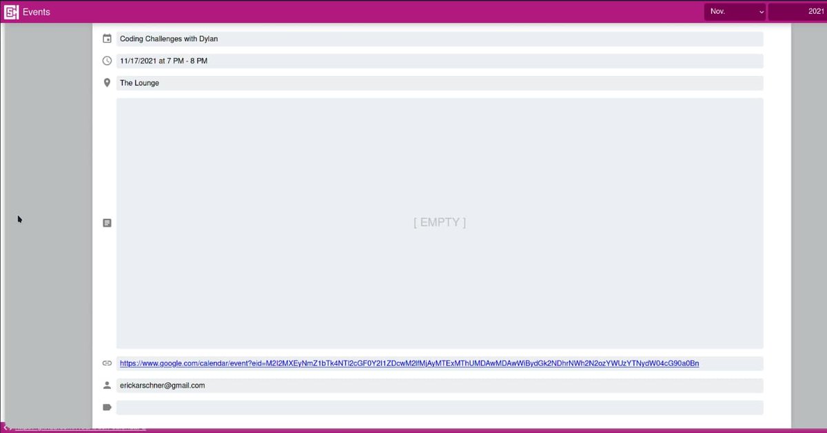 RITCSH's tweet photo. Welcome to another Major Project Monday! This is Matteo's project, CSH Calendar 2! CSH Calendar 2 is the new public-facing CSH Calendar website, remade in React.JS with a Python/FastAPI backend. He wanted to improve on the old calendar's design! https://t.co/Q1dGBVpMq2