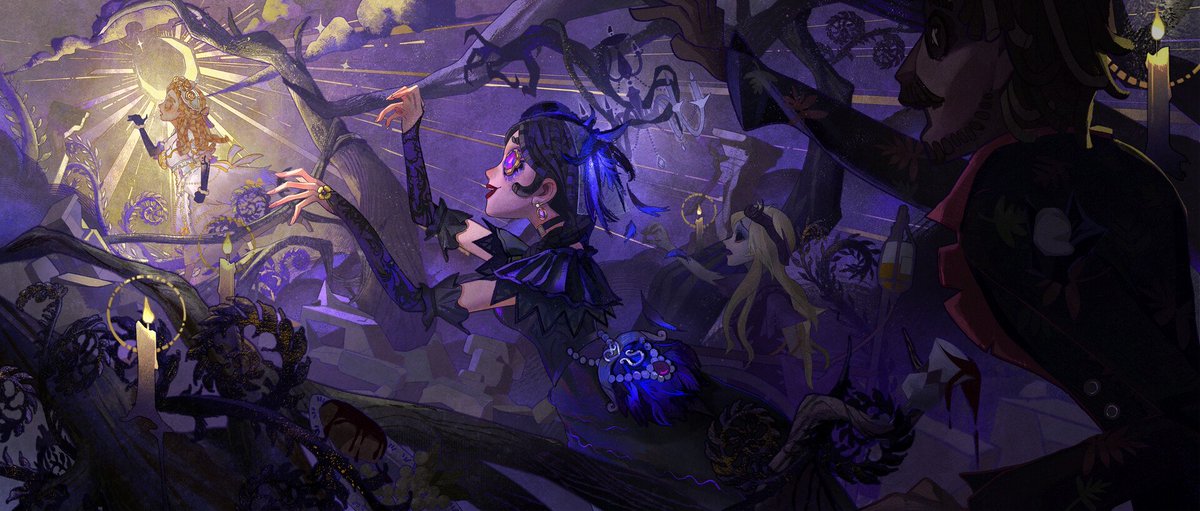 "제5인격 소녀 이야기에 들어간 삽화 몇 장" Liu Yaocen님의 작업물 https://artstation.com/artwork/d0Jv11Translate post