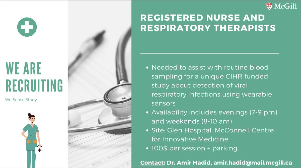 Dennis Jensen (@drj9378) on Twitter photo 🩸Please RT🩸: We are looking for Nurses and/or Respiratory Therapists in the #Montreal area to help draw venous blood🩸from research study volunteers @OPIQinh <a href="/OIIQ/">Ordre des infirmières et infirmiers du Québec</a> @FIQSante <a href="/McgillNursing/">McGill Nursing</a> #Nurse #RespiratoryTherapist 🩸Please RT🩸: We are looking for Nurses and/or Respiratory Therapists in the #Montreal area to help draw venous blood🩸from research study volunteers @OPIQinh <a href="/OIIQ/">Ordre des infirmières et infirmiers du Québec</a> @FIQSante <a href="/McgillNursing/">McGill Nursing</a> #Nurse #RespiratoryTherapist