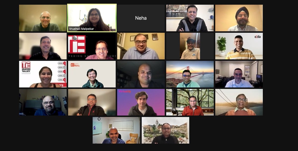 Startup Summit 2021 cohort 1 kicks off with 15 promising startups! To learn more, visit bit.ly/tiestartupsumm…
<a href="/skishore/">Sandeep Kishore</a> <a href="/kamal_anand/">kamal_anand</a> <a href="/rpaulsingh/">R. Paul Singh</a> <a href="/raghu_ragha/">Raghu Raghavan</a> 
<a href="/Kumarsayz/">Kumar S Sripadam</a> @agk <a href="/vrush_malpekar/">Vrushali Malpekar</a>