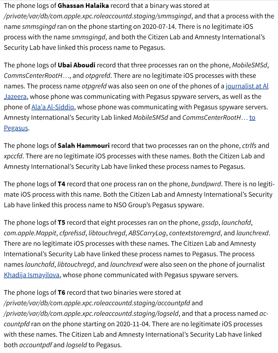 blackorbird's tweet photo. Learning iOS Forensics 3.0 #Pegasus 
process name:
MobileSMSd
CommsCenterRootH
otpgrefd
https://t.co/CeoLWo4EAv
https://t.co/9CVRCTkYjE
https://t.co/mAAmdOMibz https://t.co/fUBDbSdL99