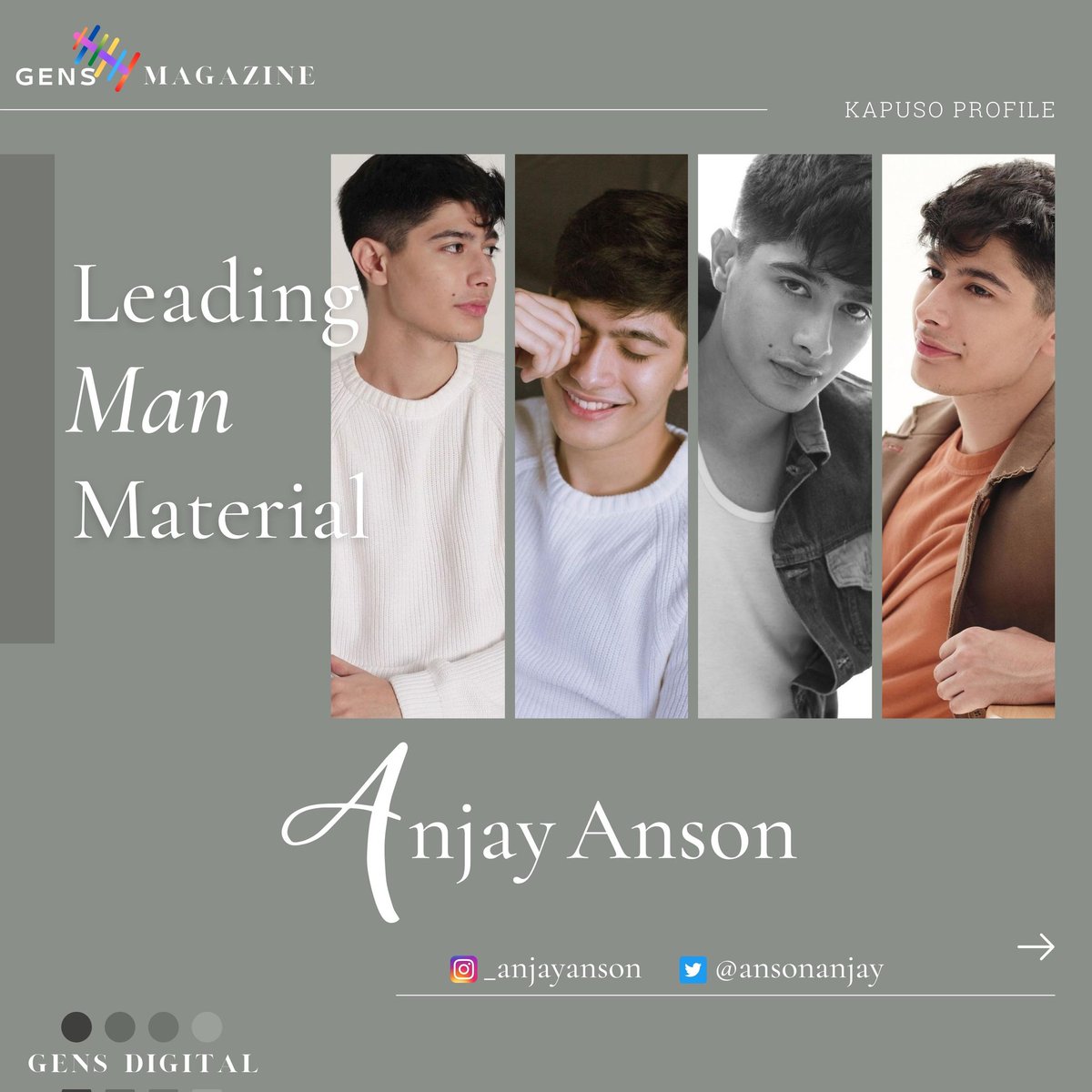 Hi #Kapuso
Let's welcome Kapuso Heartthrob Anjay Anson dito sa Twitter ☺️
Kindly follow his Official Twitter account <a href="/AnsonAnjay/">Anjay Anson</a> 
&amp; _anjayanson on Instagram!

Abangan din sya sa Regal Studio Presents MAGKAIBIGAN, NAGKAIBIGAN Episode this Sunday, 4:35PM!
<a href="/RegalFilms/">Regal Entertainment Inc.</a> 📸 <a href="/YukieSarto/">Blank.com</a>