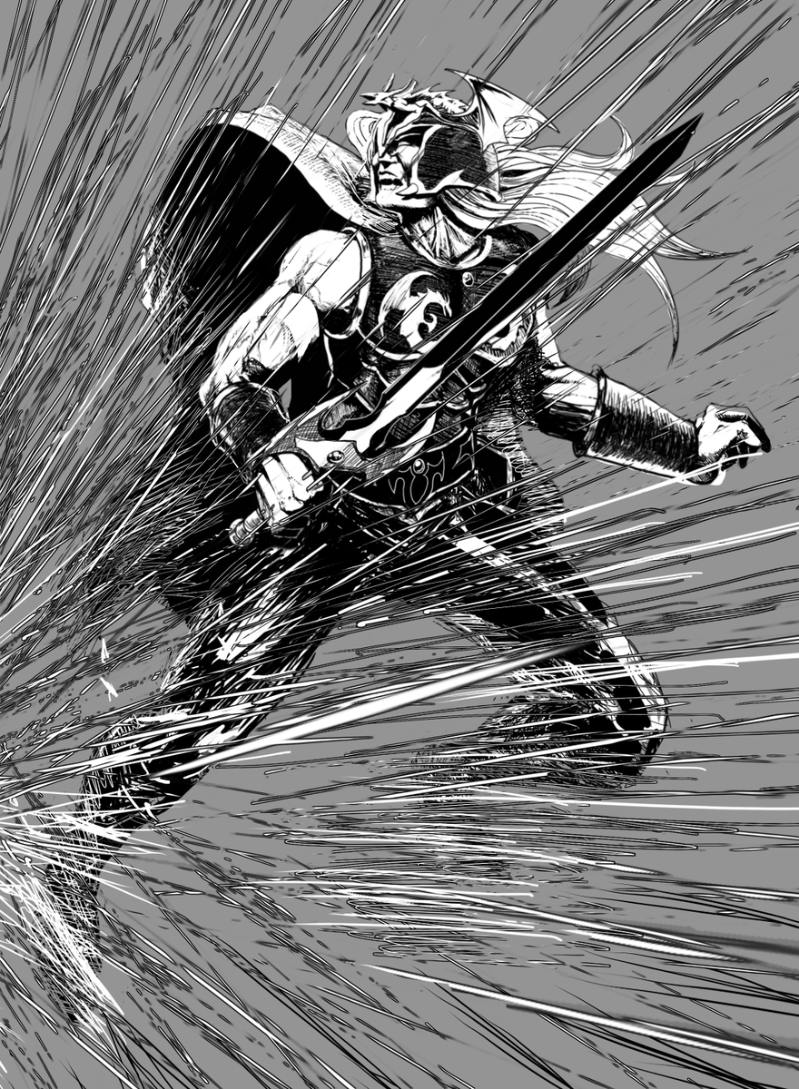 replicant_draws's tweet photo. #Drawvember day 7
Elric of Melniboné 
&amp; Stormbringer 

#DrawEveryDay #art #drawing #digitalart #Fantasy #ElricofMelniboné #MichaelMoorcock https://t.co/gEIdRHyFwa