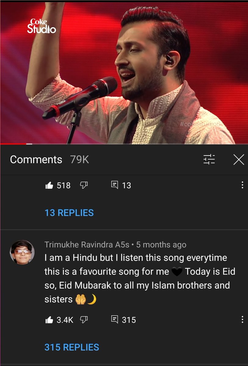 We are fighting on the name of religionity and Castseism . Those who blame congress didn't done in 70yrs they are purest form of andhbhakts
Communal party soul motive is to divide &amp; rule, just look at this beautiful cmnt from a hindu on a urdu song ⬇️
#BiasedJusticeSystem