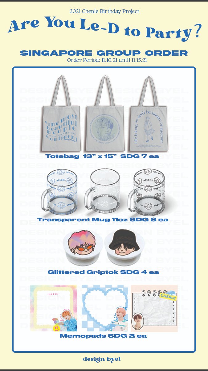 truly_ying's tweet photo. [SG GO 🇸🇬] 
Helping to host this SGGO
This project is by @chenleberets

[PLEASE HELP RT] 
SGGO ends: 15 Nov 2021
Order form: 
https://t.co/Y68pKHdDr2…

#CHENLE #CHENJI #NCTDREAM #chenlebirthdayproject #NCT #NCT천러 #SGGO https://t.co/Xfh1aY7Hk0