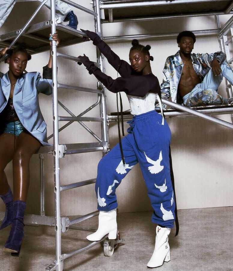 3Paradis's tweet photo. The talented Lalya in our Flying Doves lounge pants for @nylonfrance zine cover in collaboration with @instagram 🕊 https://t.co/jmri8wTZrZ