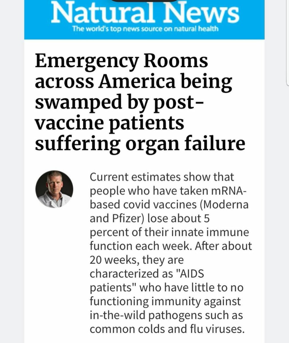 darkone1's tweet photo. #NaturalNews #Jab leads to #OrganFailure #SideEffects +++ other issues ignored by #BigPharma & ignorant #GlobalistElite #PuppetSelects @ #CDC #FDA & #WHO https://t.co/9yMCXCNQ1A