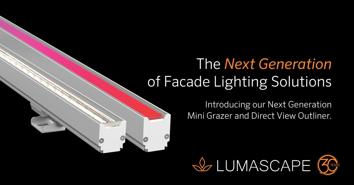 lumascape1's tweet photo. Lumascape are pleased to announce their next generation Mini Grazer and Direct View Outliner. For more information visit https://t.co/XGjVVCZCGf
____________________________
#lumascape #lightingdesign #lightingsolutions #architecturallighting #facadelighting #30yearsofinnovation https://t.co/eevBQrPGqH