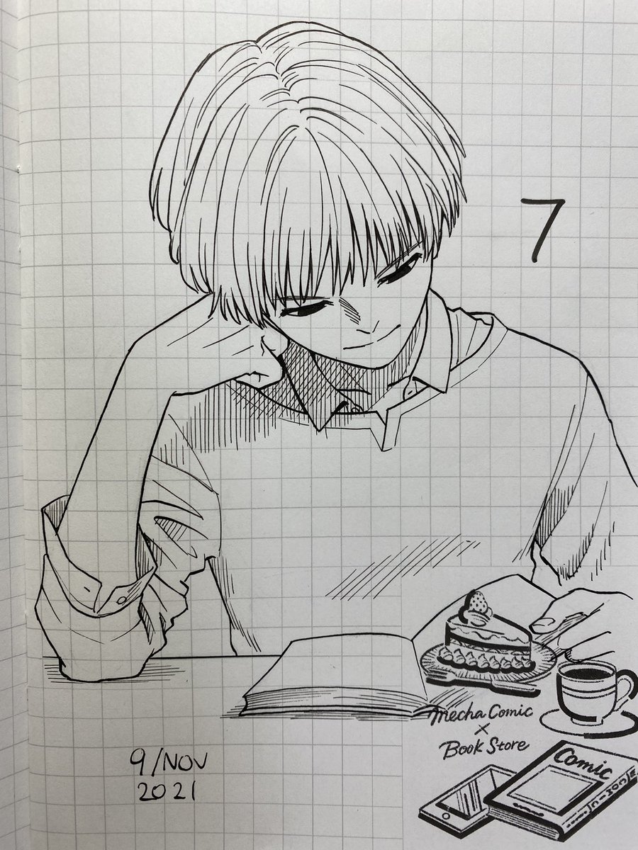 最初からプリントされてたケーキを持ってるみたいになった7
頭大きすぎたかなあ 