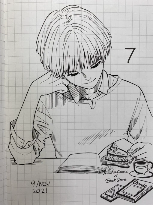 最初からプリントされてたケーキを持ってるみたいになった7
頭大きすぎたかなあ 