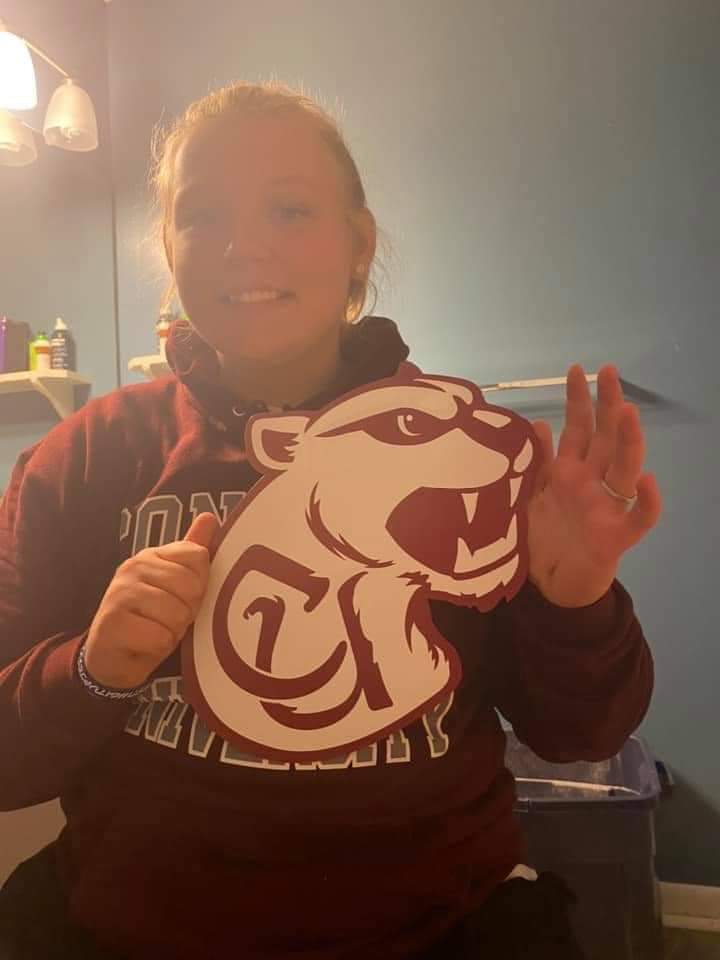 Its official...Concord University for this great young 757 lady!  Congrats Morgan Cline.  #stingitupjesus #OutOfLove