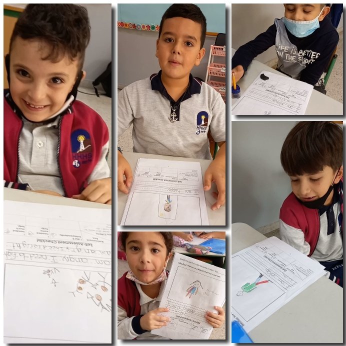 AhlamClassroom's tweet photo. Independently, CE1/Gr.2 learners @Hhhsinfo ended their first unit by expressing how they are feeling today in #English_Additional_Language 
@dina_jradi @DaraziFarah @TawilNoor @HalaAlKotob https://t.co/WA9SPAqZU8
