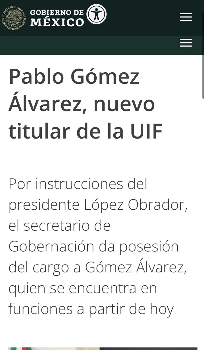 LauraBruges's tweet photo. Pablo Gómez nuevo titular de la UIF https://t.co/OglpEKYqzN