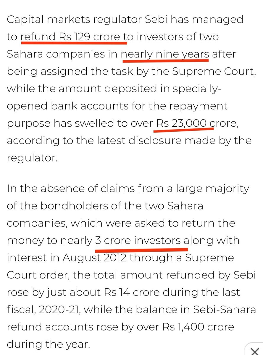 SaharaSEBI's tweet photo. @ZeeNews The conflict between (SAHARA INDIA and SEBI) cause more problem for investors. No one is raising this issue in any platform.There are more than 3 crore investors. It affects more than 15 crore people(Investors+Family).
#SAHARAINDIAvsSEBI
#NOMONEYNOVOTE https://t.co/eUKnjSGrYC