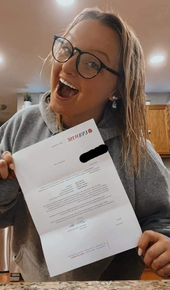 stingscott's tweet photo. Its official....its University of Virginia at Wise for this young gun!  Congratulations Kyrsten Haley!  #stingitupjesus #OutOfLove https://t.co/E8kkn7cpZt