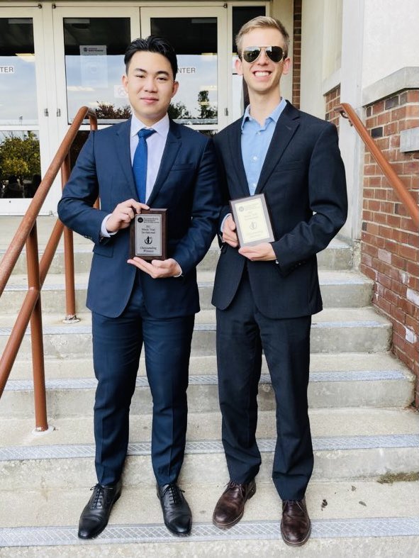 JHHS Law Team (@jhhs_lawteam) on Twitter photo Congrats to JHHS Law Team Alum/current U of I Mock Trial Team member Joe Lehman on his Outstanding Attorney Award at last weekend’s ISU Mock Trial Invitational! Joe is pictured with teammate Alex Chang who received an Outstanding Witness Award.🤎🧡⚖️ <a href="/HerseyHuskies/">Hersey High School</a> <a href="/District214/">District 214</a> Congrats to JHHS Law Team Alum/current U of I Mock Trial Team member Joe Lehman on his Outstanding Attorney Award at last weekend’s ISU Mock Trial Invitational! Joe is pictured with teammate Alex Chang who received an Outstanding Witness Award.🤎🧡⚖️ <a href="/HerseyHuskies/">Hersey High School</a> <a href="/District214/">District 214</a>