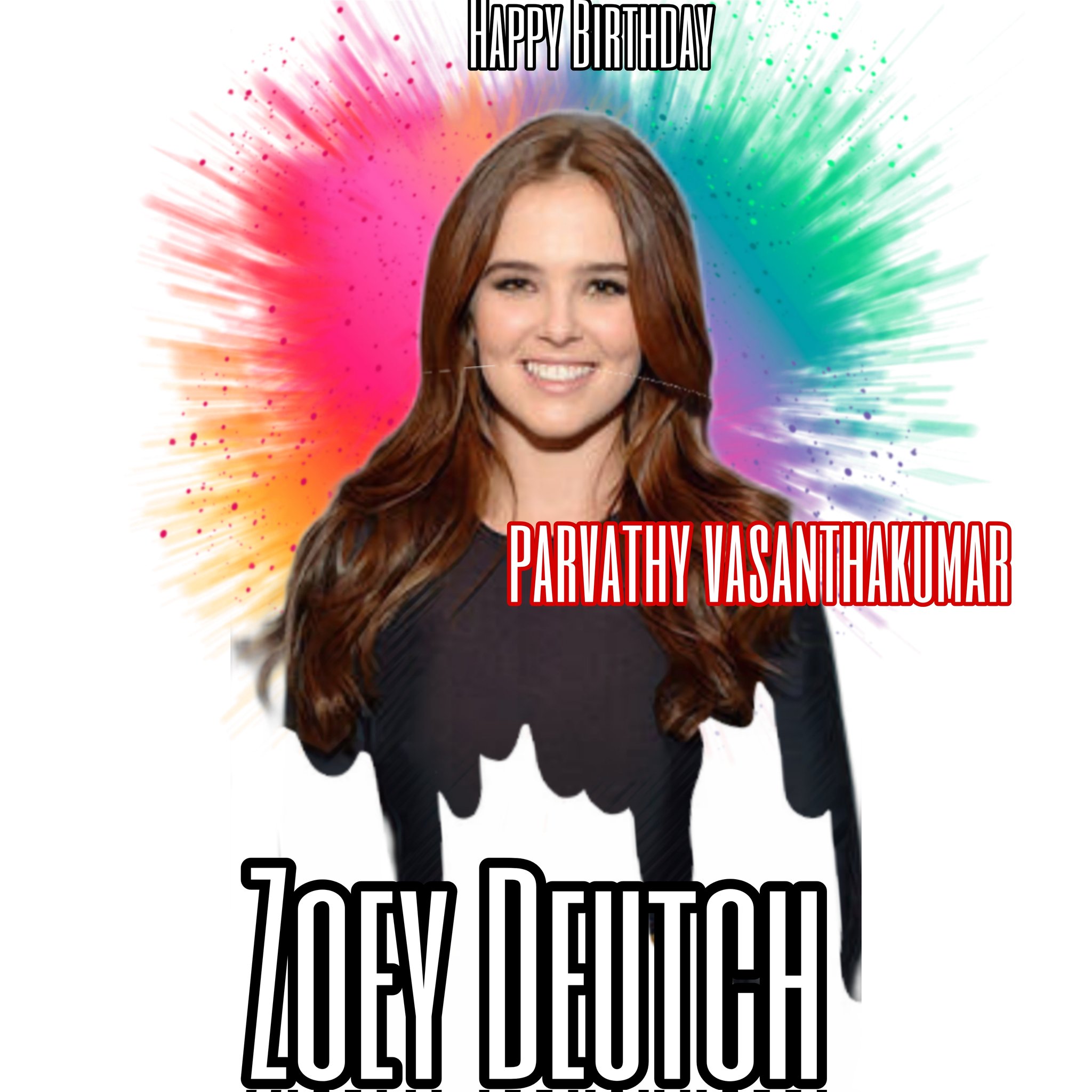 Happy Birthday Zoey Deutch   