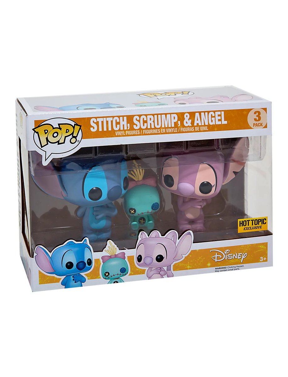 FunkoPopHunters's tweet photo. Hot Topic exclusive Stitch 3 pack back up for presale! #ad 

► https://t.co/q1aBZYCga3 https://t.co/9U337hcyGy